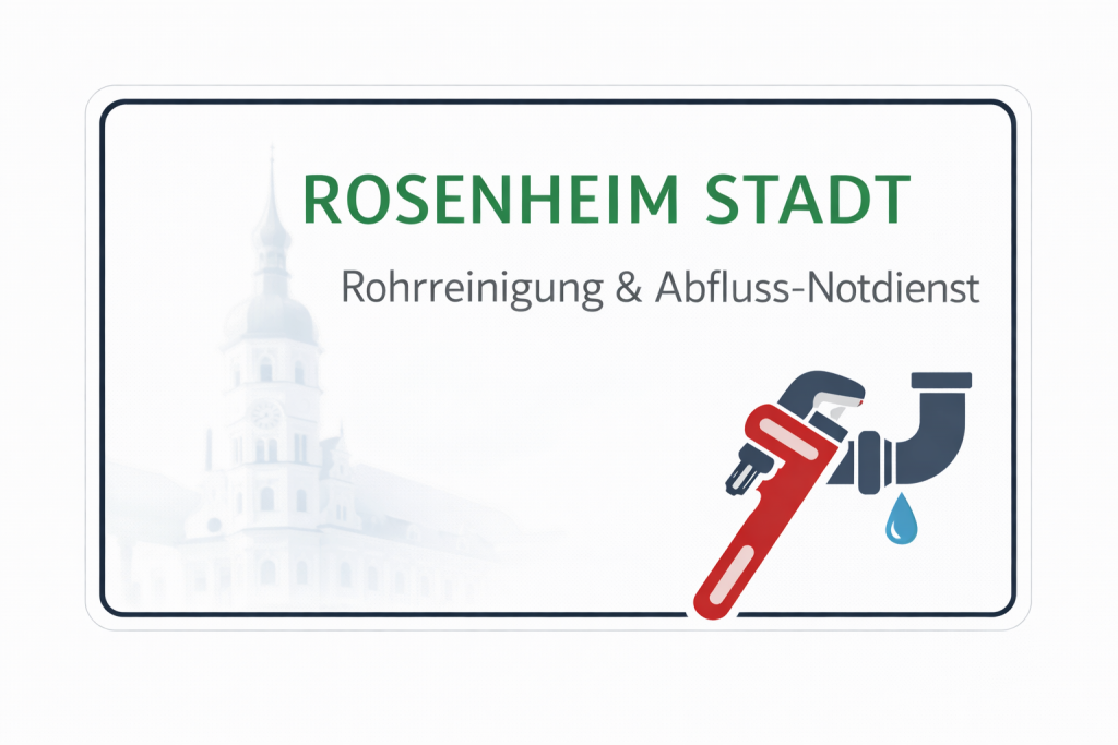 Rohrreinigung Abflussreinigung Rosenheim